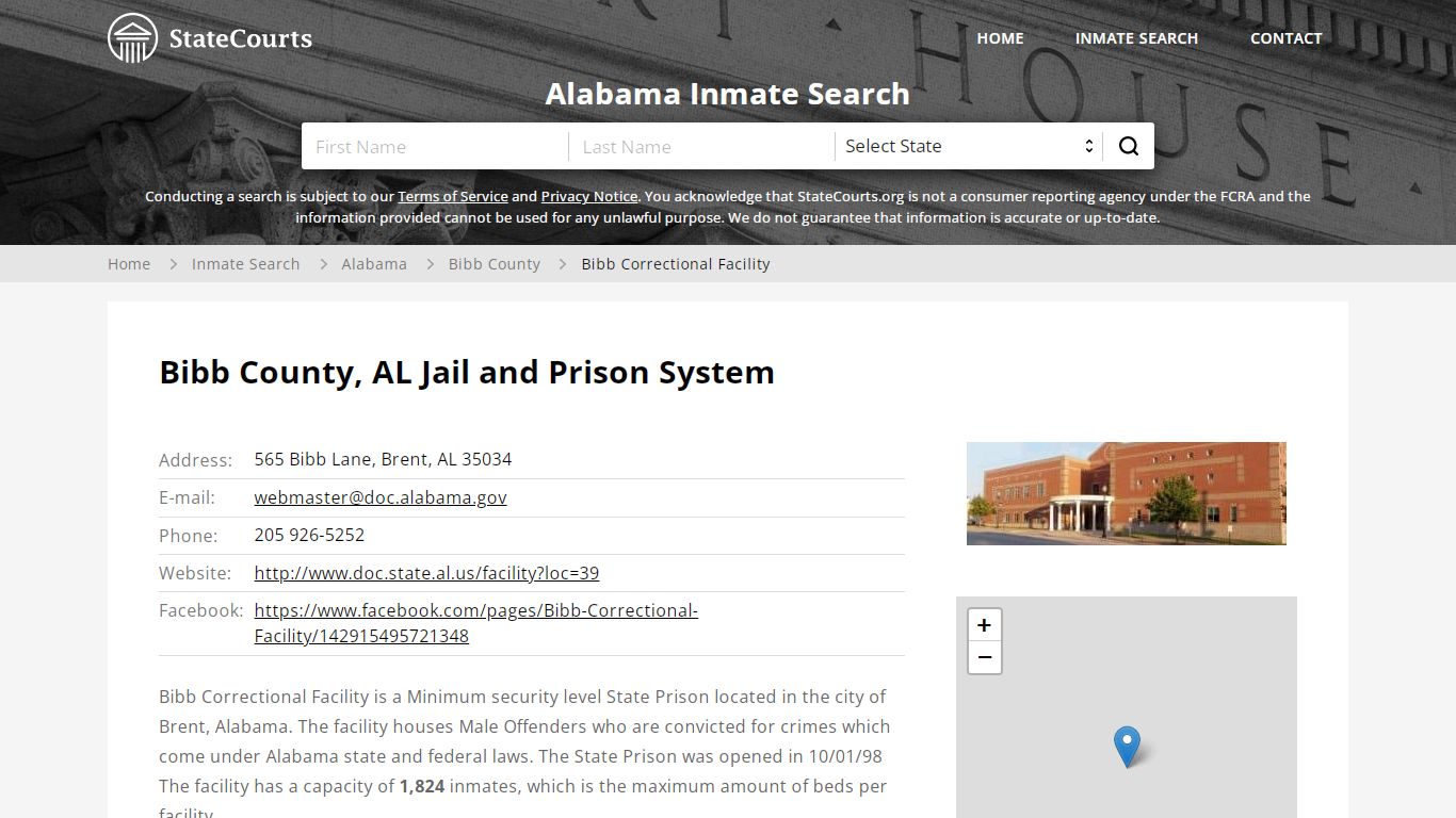 Bibb County, AL Jail and Prison System - State Courts